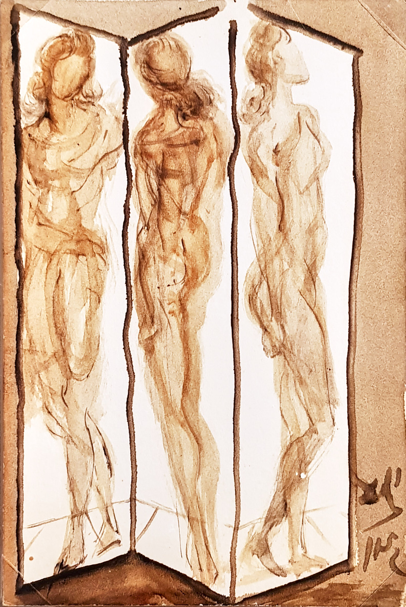 Study for a Folding Screen